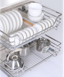 cách sử dụng giá xoong nồi bát đĩa boss inox 304 nan dẹt