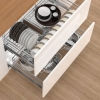 giá xoong nồi bát đĩa euroking inox nan dẹt