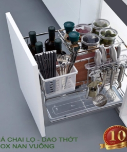 kích thước giá để dao thớt đa năng fulco inox nan vuông