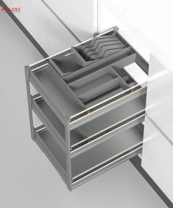 kích thước giá dao thớt đa năng fulco màu ghi sus304 phủ nano