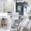 Combo phụ kiện tủ bếp 5 món Eurogold inox 304